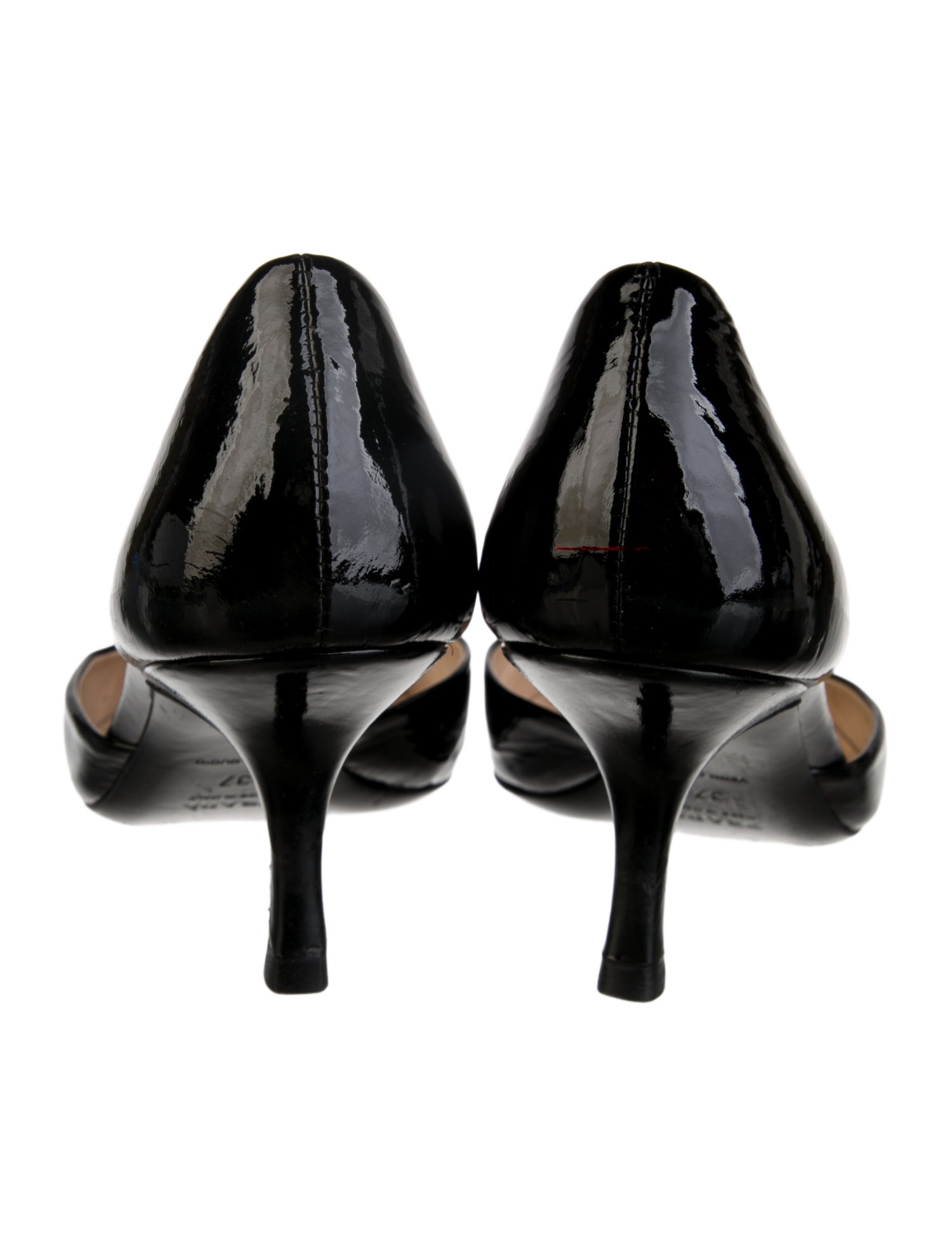 Prada Patent Leather D'Orsay Pumps